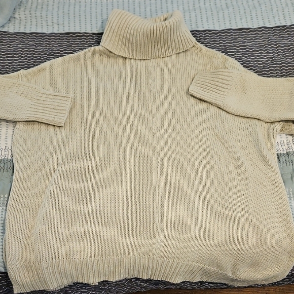 Cozy Cream Turtleneck Sweater - Picture 9 of 11